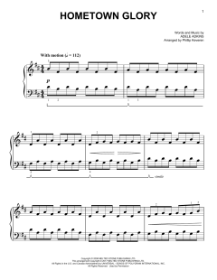 Hometown Glory [Classical version] von Adele (Download) 