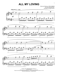 All My Loving [Classical version] von The Beatles (Download) 
