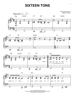 Sixteen Tons von Tennessee Ernie Ford (Download) 