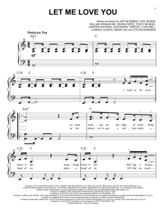 Let Me Love You von Justin Bieber (Download) 
