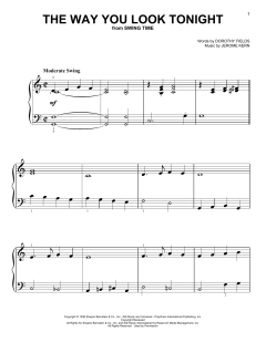 The Way You Look Tonight von Jerome Kern (Download) 