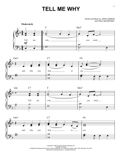 Tell Me Why von The Beatles (Download) 