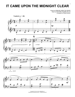 It Came Upon The Midnight Clear [Classical version] von Edmund Hamilton Sears (Download) 