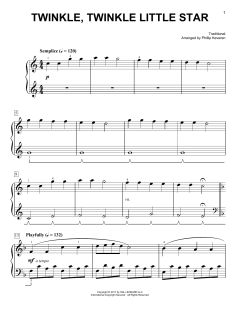Twinkle, Twinkle Little Star [Classical version] von Traditional (Download) 