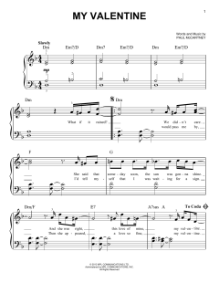 My Valentine von Paul McCartney (Download) 