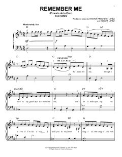 Remember Me (Ernesto de la Cruz) von Robert Lopez (Download) 