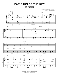 Paris Holds The Key (To Your Heart) von Lynn Ahrens (Download) 