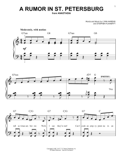 A Rumor In St. Petersburg von Lynn Ahrens (Download) 