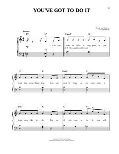 You've Got To Do It von Fred Rogers (Download) 