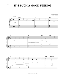 It's Such A Good Feeling von Fred Rogers (Download) 