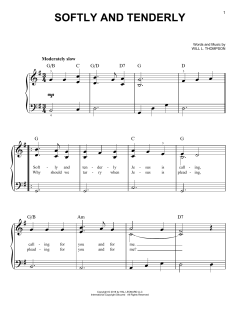 Softly And Tenderly (Download) 