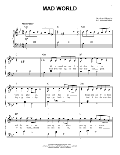 Mad World von Tears For Fears (Download) 