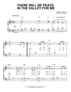 There Will Be Peace In The Valley For Me von Elvis Presley (Download) 