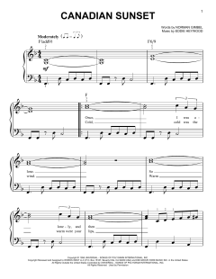 Canadian Sunset von Andy Williams (Download) 