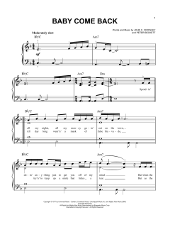 Baby Come Back von John C. Crowley (Download) 