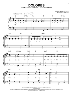 Dolores von Frank Loesser (Download) 