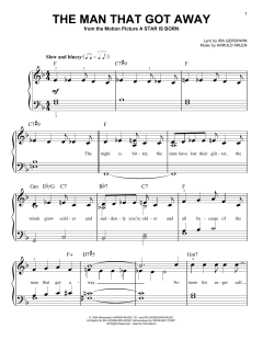 The Man That Got Away von Harold Arlen (Download) 