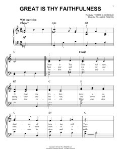 Great Is Thy Faithfulness von Thomas O. Chisholm (Download) 