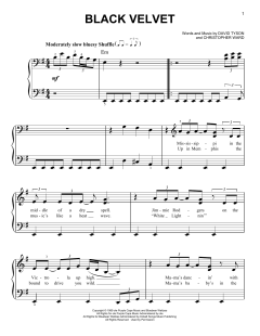 Black Velvet von Alannah Myles (Download) 