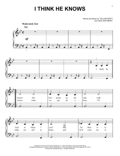 I Think He Knows von Taylor Swift (Download) 