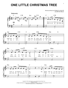 One Little Christmas Tree von Stevie Wonder (Download) 