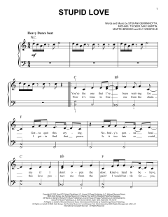 Stupid Love von Max Martin (Download) 