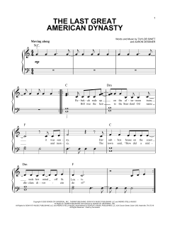 the last great american dynasty von Taylor Swift (Download) 