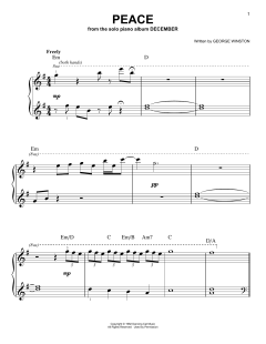 Peace von George Winston (Download) 