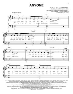 Anyone von Justin Bieber (Download) 