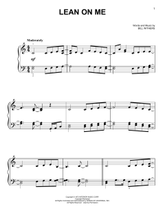 Lean On Me von Bill Withers (Download) 