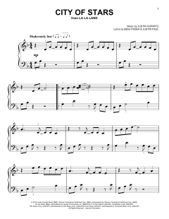 City Of Stars von Benj Pasek (Download) 