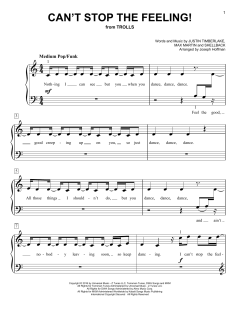 Can't Stop The Feeling! von Justin Timberlake (Download) 