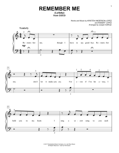 Remember Me (Lullaby) von Robert Lopez (Download) 
