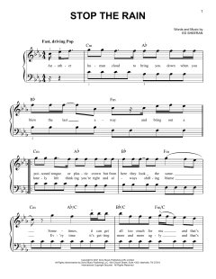 Stop The Rain von Ed Sheeran (Download) 