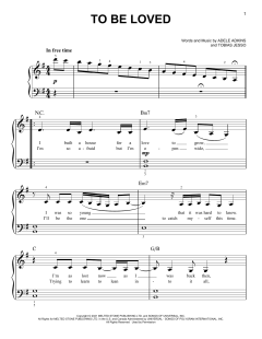 To Be Loved von Adele (Download) 