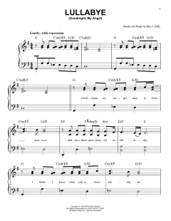 Lullabye (Goodnight, My Angel) von Billy Joel (Download) 