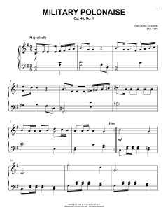 Military Polonaise, Op. 40, No. 1 (Download) 