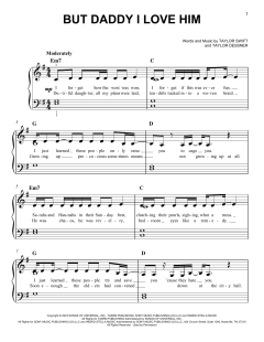 But Daddy I Love Him von Taylor Swift (Download) 