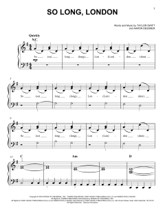 So Long, London von Taylor Swift (Download) 