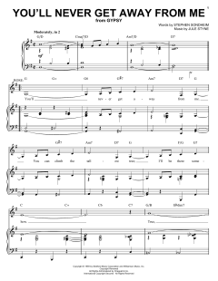 You'll Never Get Away From Me von Stephen Sondheim (Download) 