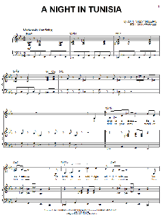 A Night In Tunisia von Sarah Vaughan (Download) 