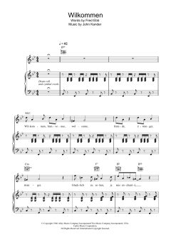 Willkommen von Fred Ebb (Download) 