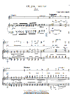 Oh, Yes, I Love Her von Gian Carlo Menotti (Download) 