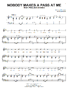 Nobody Makes A Pass At Me von Harold Rome (Download) 