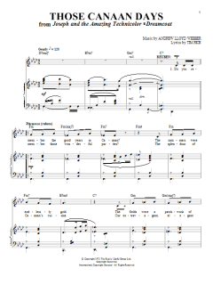 Those Canaan Days von Andrew Lloyd Webber (Download) 
