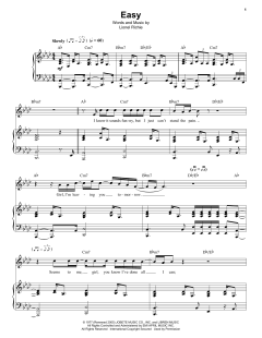 Easy von Lionel Richie (Download) 