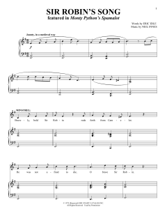 Robin's Song von Eric Idle (Download) 