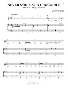 Never Smile At A Crocodile von Jack Lawrence (Download) 