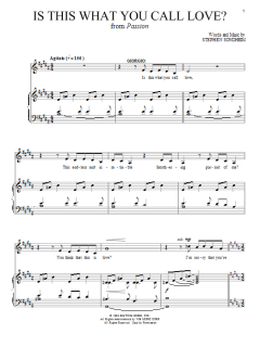 Is This What You Call Love? von Stephen Sondheim (Download) 