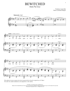Bewitched von Lorenz Hart (Download) 